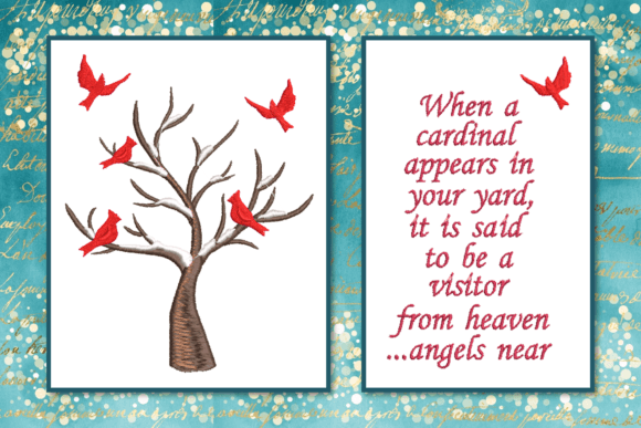 Cardinal Poem: A Thoughtful Remembrance Design