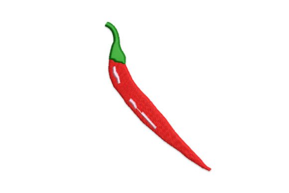 Chilli Pepper: A Bold, Friendly Embroidery Design for Small Business Branding