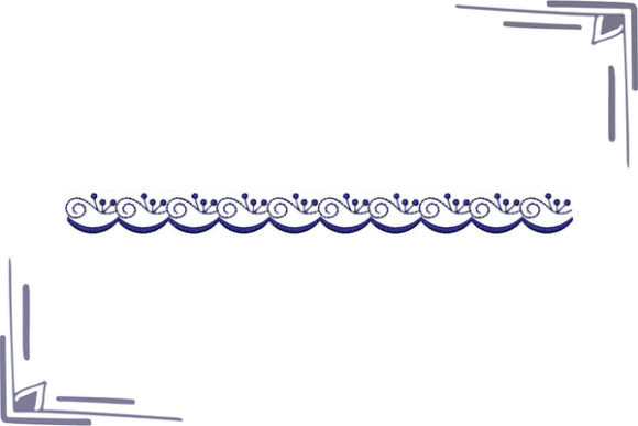 Dynamic Border: A Versatile Embroidery Design for Small Shops