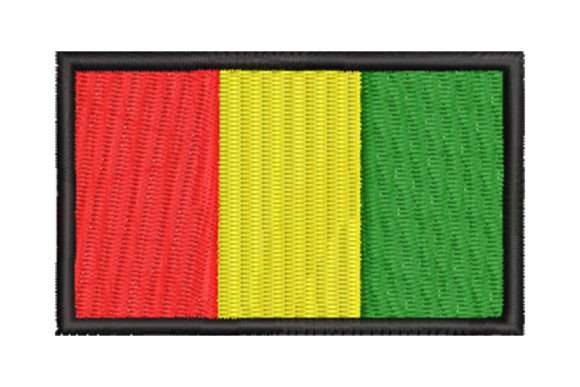 Flag of Guinea Embroidery Design