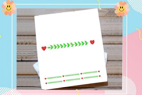 Floral Border with Heart Review