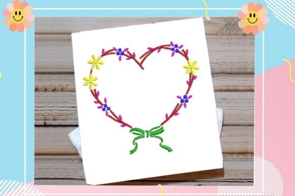 Flower Heart Wreath