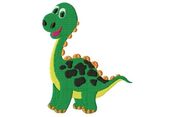 Friendly Dinosaur: A Smart Embroidery Choice for Small Business Branding