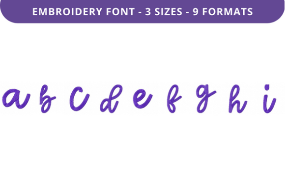 Greatly Beloved Font: Lowercase a to I