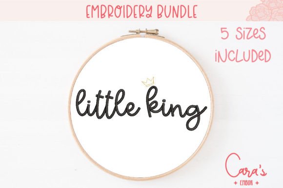 Little King: A Seasonal Embroidery Gem for Holiday Gifting