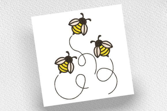 Mini Bees: A Charming, Versatile Embroidery Design for Meaningful Gifts